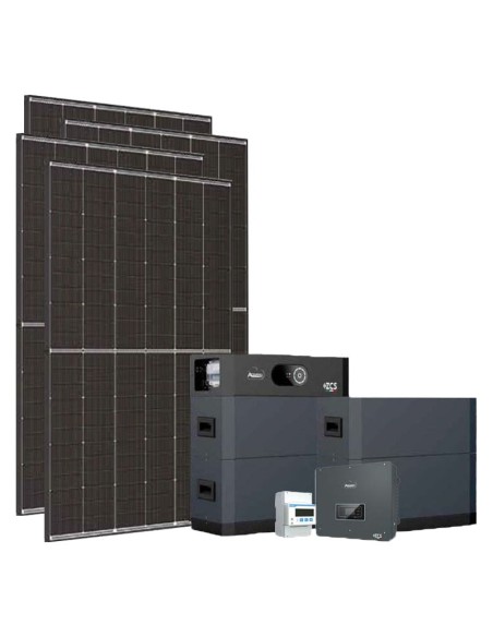 Dreiphasiger Photovoltaik-Kit 15300W-inverter Zucchetti 15kW Akku lithium 20.48kWh Dreiphasiger Photovoltaik-Kit 15300W-inverter Zucchetti 15kW Akku lithium 20.48kWh