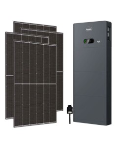Kit fotovoltaico trifásico 12120W inversor Zucchetti 12kW batería litio 15.36kWh