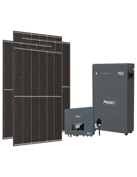 Single-phase photovoltaic kit 4040W Zucchetti 4kW lithium LV ZSX5000 S 5.1kWh