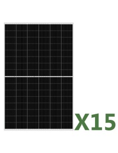Set pannelli fotovoltaici: vendita online Set di 15 pannelli solari fotovoltaici bifacciali 455W tot. 6825W mono EGING PV