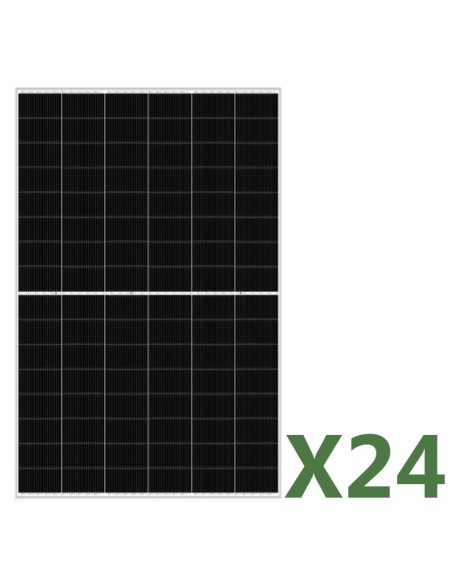 Set pannelli fotovoltaici: vendita online Set di 24 pannelli solari fotovoltaici bifacciali 455W tot. 10920W mono EGING PV