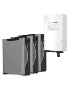 Solis con batterie Weco: vendita online Sistema di accumulo monofase inverter Solis 8kW litio 16.1kWh Weco 5k3 XP