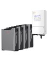 Solis con batterie Weco: vendita online Sistema di accumulo monofase inverter Solis 8kW litio 21.4kWh Weco 5k3 XP