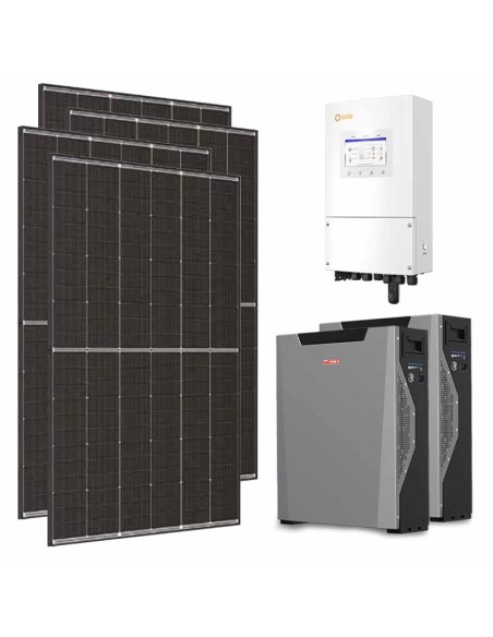Einphasiges Photovoltaik-Kit 8550W Wechselrichter 8kW Solis Lithium 10.7kWh Weco