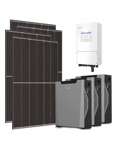 Einphasiges Photovoltaik-Kit 8550W Wechselrichter 8kW Solis Lithium 16.1kWh Weco