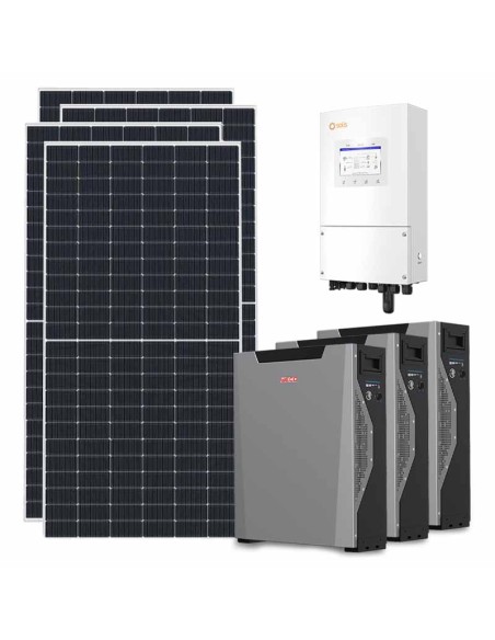Einphasiges Photovoltaik-Kit 8190W Wechselrichter 8kW Solis Lithium 16.1kWh Weco