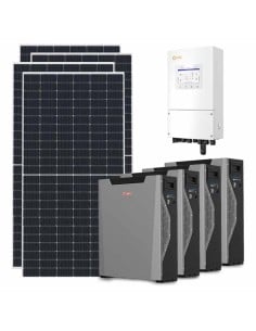Serie Pro: vendita online Kit fotovoltaico monofase 8190W inverter 8kW Solis litio 21.4kWh Weco 5k3 XP