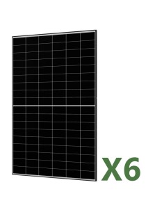 Set 6 AIKO schwarzer Rahmen 470W Gesamt 2820W mono Photovoltaik-Solarmodul