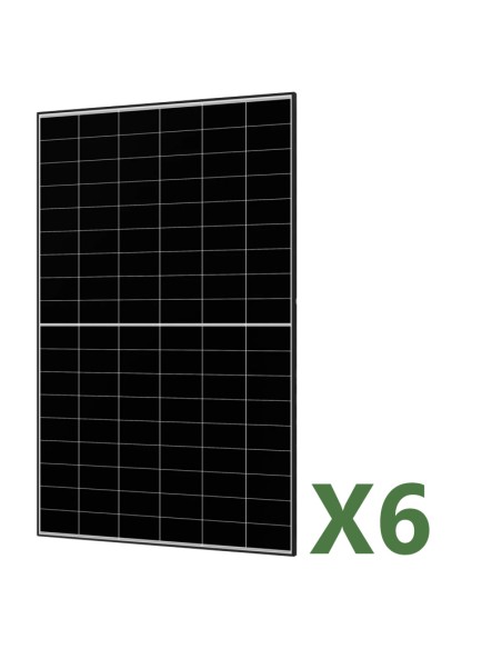 Set pannelli fotovoltaici: vendita online Set di 6 pannelli solari fotovoltaici 470W tot. 2820W mono AIKO cornice nera