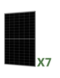 Set of 7 AIKO black frame 470W total 3290W monocrystalline photovoltaic solar panels