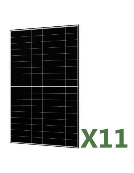 Set pannelli fotovoltaici: vendita online Set di 11 pannelli solari fotovoltaici 470W tot. 5170W mono AIKO cornice nera