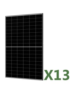 Set 13 AIKO schwarzer Rahmen 470W Gesamt 6110W mono Photovoltaik-Solarmodul