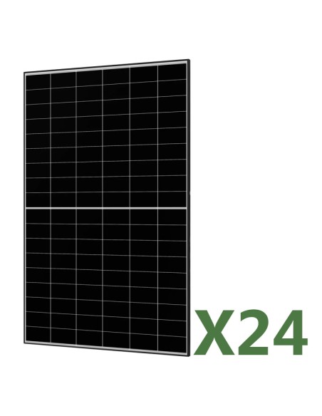 Set of 24 AIKO black frame 470W total 11280W monocrystalline photovoltaic solar panels