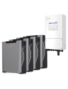 Solis con batterie Weco: vendita online Sistema di accumulo monofase inverter Solis 5kW litio 21.4kWh Weco 5k3 XP