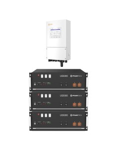 Single-phase storage system 5kW Inverter Solis 14.4kWh Lithium Battery Pylontech