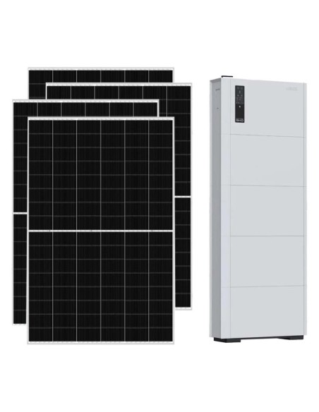 Single-phase photovoltaic kit 6370W SMART EU inverter 6kW lithium 5.12kWh Weco