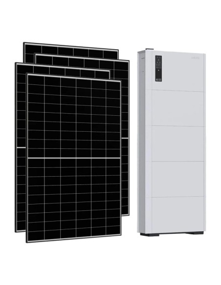 Einphasiges Photovoltaik-Kit 6580W inverter SMART EU 6kW Lithium 5.12kWh Weco