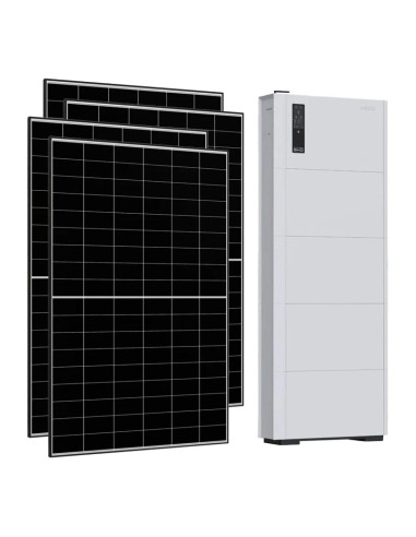 Kit fotovoltaico monofásico 6580W inversor 6kW SMART EU litio 10.24kWh Weco 5k0
