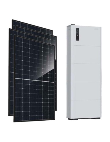 Kit photovoltaïque monophasé 6440W onduleur 6kW SMART EU lithium 20.48kWh Weco 5k0