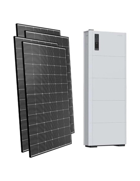 Kit fotovoltaico monofásico 6060W inversor 6kW SMART EU litio 20.48kWh Weco 5k0