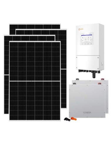 Single-phase photovoltaic kit 7280W Solis inverter 8kW lithium 10.24kWh Dyness