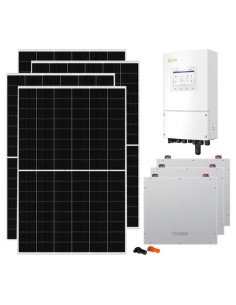 Einphasige Photovoltaik-Kit 7280W Wechselrichter Solis 8kW Akku 15.36kWh Dyness
