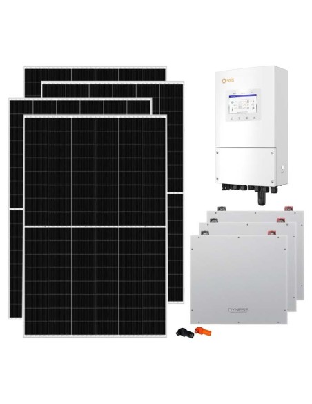 copy of Kit photovoltaïque monophasé 7280W onduleur Solis 8kW lithium 10.24kWh Dyness