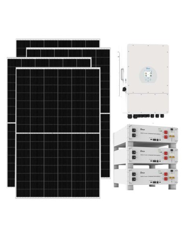 Serie Pro: vendita online Kit fotovoltaico trifase 12740W inverter 12kW Deye litio 15.36kWh SE-G5.1 Pro-B