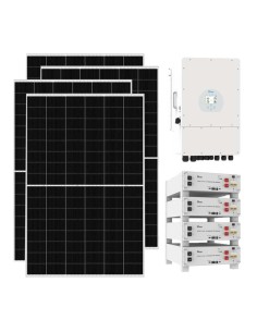 Three-phase photovoltaic kit 12740W Deye 12kW lithium 20.48kWh SE-G5.1 Pro-B