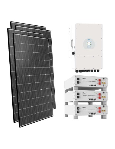 Dreiphasen Photovoltaik-Kit 12120W-inverter Deye 12kW Akku 15.36kWh SE-G5.1 Pro-B