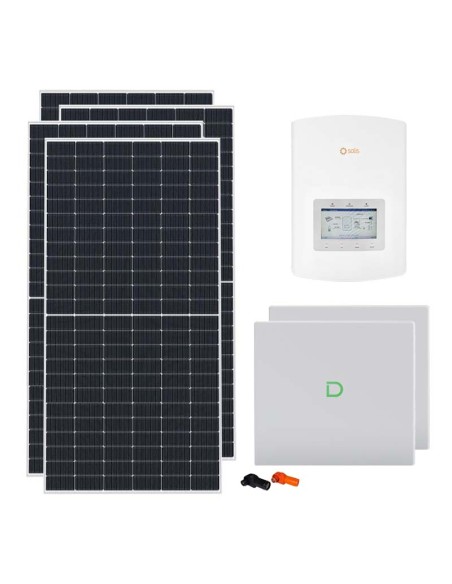 Kit fotovoltaico monofásico 7020W Solis 6kW litio 20.48kWh Dyness Powerbox G2
