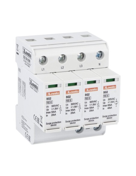 Pararrayos 3P+N Lovato Tipo 2