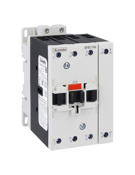 Contactor de cuatro polos Lovato 4P 100A 230VAC