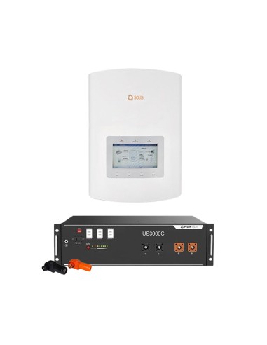 Single-phase storage system Inverter Solis 4.6kW Lithium 3.5kWh Pylontech US3000C