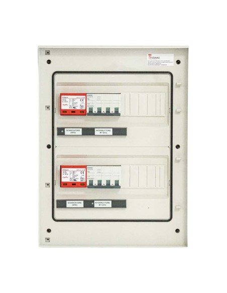 Tableau électrique Icierre DC avec 2 chaînes indépendantes 1000V 20/32A