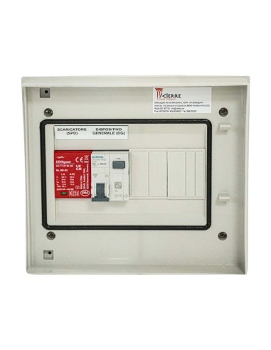 Panel monofásico de CA Icierre de 5/6 kW 32A 230V