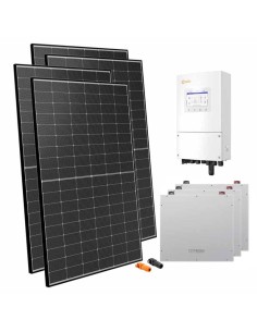 Einphasige Photovoltaik-Kit 6300W Wechselrichter Solis 6kW Akku 15.36kWh Dyness