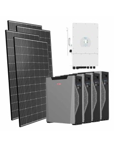 Serie Pro: vendita online Kit fotovoltaico trifase 12120W inverter 12kW Deye litio 21.4kWh Weco 5k3 XP