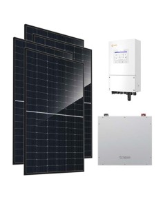 Serie Pro: vendita online Kit fotovoltaico monofase 5520W inverter Solis 5kW litio 5.12kWh Dyness DL5.0C