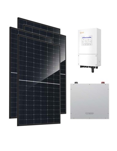 Serie Pro: vendita online Kit fotovoltaico monofase 8280W inverter Solis 8kW litio 5.12kWh Dyness DL5.0C
