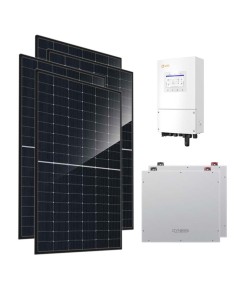 Kit fotovoltaico monofásico 8280W inversor Solis 8kW litio 10.24kWh Dyness DL5.0C