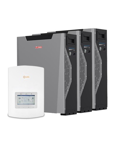 Solis con batterie Weco: vendita online Sistema di accumulo monofase inverter Solis 4.6kW litio 16.1kWh Weco 5k3 XP