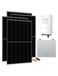 Einphasige Photovoltaik-Kit 5640W Wechselrichter Solis 5kW Akku 5.12kWh Dyness