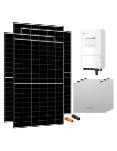 Kit fotovoltaico monofásico 5640W inversor Solis 5kW litio 15.36kWh Dyness DL5.0C