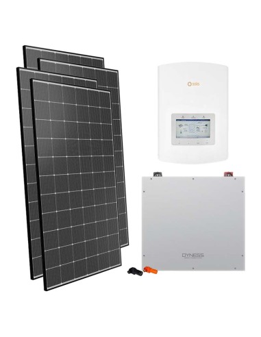 Serie Pro: vendita online Kit fotovoltaico monofase 3030W inverter 3kW Solis litio 5.12kWh Dyness DL5.0C