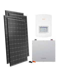 Single-phase photovoltaic kit 4040W Solis inverter 3.6kW lithium 5.12kWh Dyness