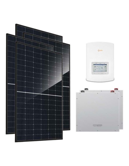 Single-phase photovoltaic kit 3680W Solis 3kW inverter 10.24kWh lithium Dyness