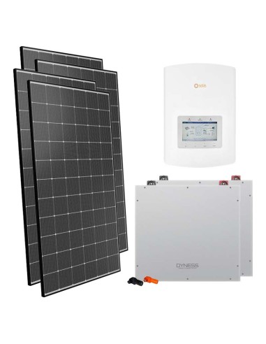 Single-phase photovoltaic kit 5050W Solis inverter 4.6kW lithium 10.24kWh Dyness