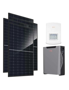 Single-phase photovoltaic kit 3220W Solis inverter 3kW lithium 5.3kWh Weco