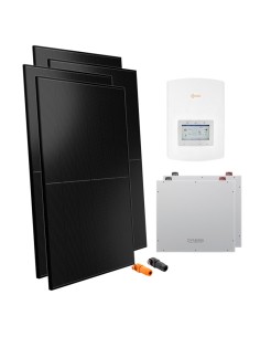 Kit photovoltaïque monophasé 3000W onduleur Solis 3kW cumul 10.24kWh Dyness
